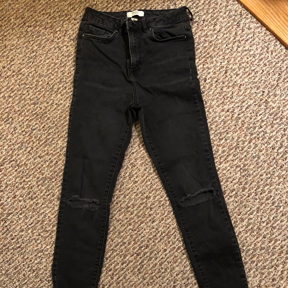 Black High Waisted Jeans